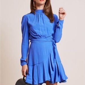Elegant Blue Women's Dress